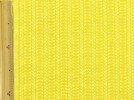 【現品限り特価】Exclusive Collection コットンローンレース「幾何学ストライプ」レモンイエロー