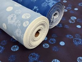 【現品限り特価】和調シーチングプリント「絞り染め」_拡大イメージ