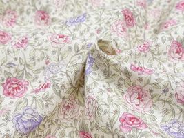 Nostalgia Collection スケアプリント「シャルロッタ」生成地×ラベンダー
