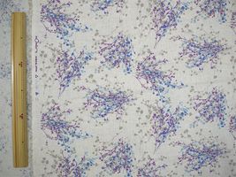 綿麻プリント 「モーメント・ジプソフィラ」ナチュラル