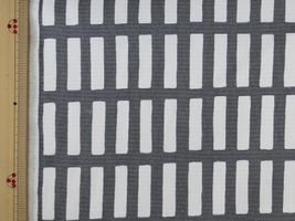 オックスプリント「北欧調の四角」グレー×白四角