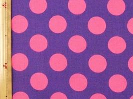 コッカ キャンディパーティ ビッグドット紫×ピンク