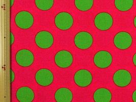 コッカ キャンディパーティ ビッグドットピンク×緑