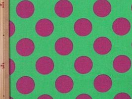 コッカ キャンディパーティ ビッグドット緑×紫