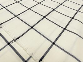 【現品限り特価】シンプルなウールチェック_拡大イメージ