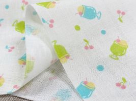 Fluffy Feelingダブルガーゼプリント「クリームソーダ」_拡大イメージ