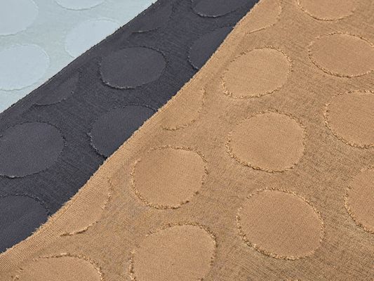 Exclusive Collection 綿麻ドットフリンジジャガード