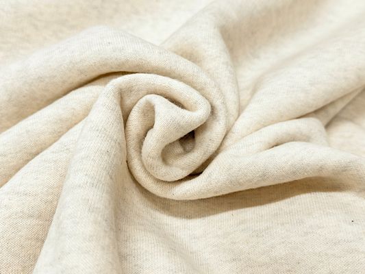 【現品限り特価】150cm幅のふんわりあたたか霜降り国産裏起毛ニット
