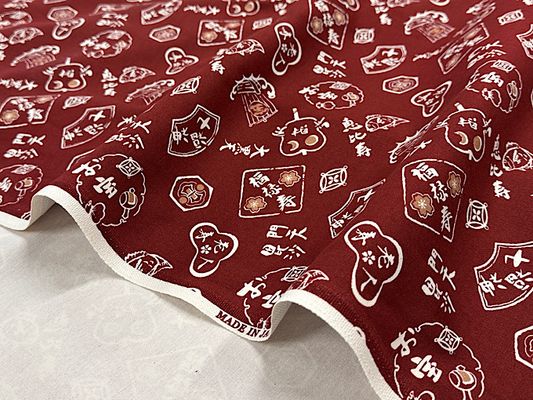 【現品限り特価】11号帆布プリント「七福神」