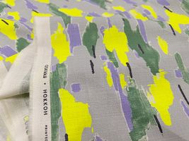 my piece of fabric ネオンカラーのペイント調バニランプリント_拡大イメージ