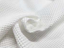 遠州うまれのソフトコットンワッフル無地オフホワイト