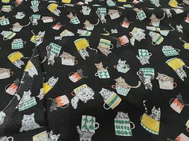 my piece of fabric マグ猫の60ローンプリント_拡大イメージ