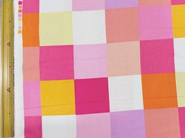 シーチングプリント un/no「カラーパレット」ピンク系