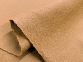 尾州うまれ140cm幅のウールビーバー無地ライトブラウン