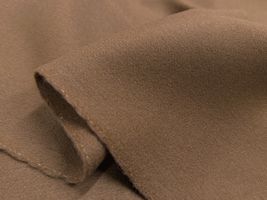 尾州うまれ140cm幅のウールビーバー無地チョコレート