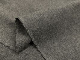 尾州うまれ140cm幅のウールビーバー無地トップグレー