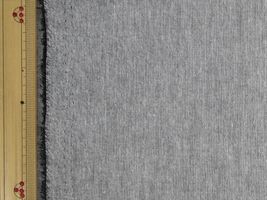 サステナブルな綿ポリダンガリー黒無地