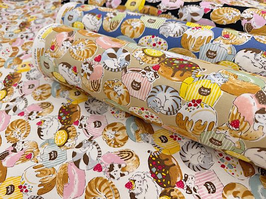 ねこねこスイーツのオックスプリント「アンモニャイト」
