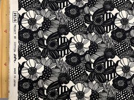 コットンこばやし 北欧調アートフラワーコットンキャンバスプリントモノトーン