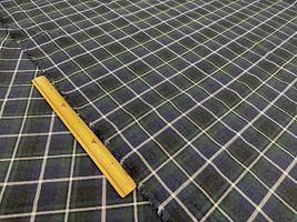 【現品限り特価】Exclusive Collection やわらか先染起毛チェックグリーン