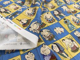 『PRISM』大行列！おすもうさんのシーチングプリント_拡大イメージ