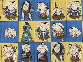 『PRISM』大行列！おすもうさんのシーチングプリント_拡大イメージ