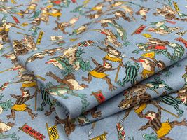 『PRISM』カエルたちの大合戦ごっこシーチングプリント_拡大イメージ