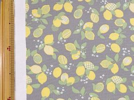 北欧調オックスプリントnina「シトロン」グレー