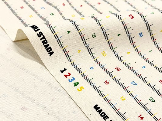 メジャー模様のオックスプリント