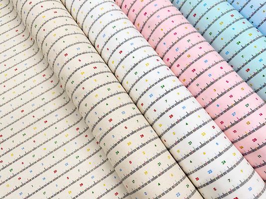 メジャー模様のオックスプリント