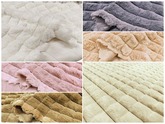 メロンパンカットのプレミアムラビットファー