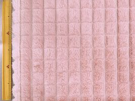 メロンパンカットのプレミアムラビットファーピンク