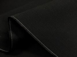 【現品限り特価】14オンスの広島県福山産ブラックストレッチデニム_拡大イメージ