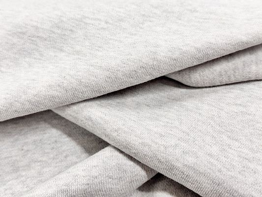 【現品限り特価】トップグレーの150cm幅国産裏起毛ニット