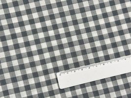 【現品限り特価】やさしいギンガムのローンプリント_拡大イメージ