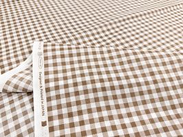 【現品限り特価】やさしいギンガムのローンプリント_拡大イメージ