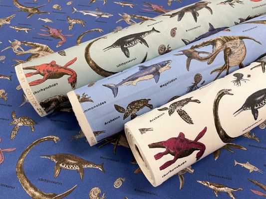 コットンこばやし ツイルプリント 海竜パラダイス