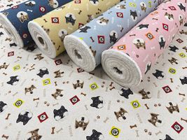 コットンこばやし綿麻キャンバスプリント「SHIBAINU〜柴犬〜」_拡大イメージ