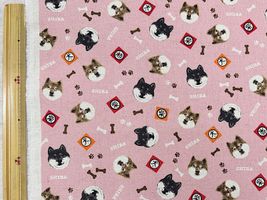 コットンこばやし綿麻キャンバスプリント「SHIBAINU〜柴犬〜」_拡大イメージ