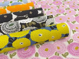 コットンこばやし綿麻キャンバスプリント「ミスティダリヤ」_拡大イメージ