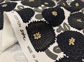 コットンこばやし綿麻キャンバスプリント「ミスティダリヤ」_拡大イメージ