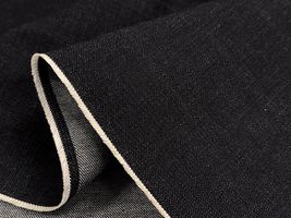 【現品限り特価】広島県福山産リヨセルリネン混広幅デニムインディゴ