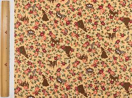 シーチングプリント un/no「シンデレラ」イエロー