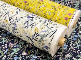 【現品限り特価】Exclusive Collection オーガニックコットンの花柄ローンプリント_拡大イメージ