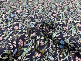 【現品限り特価】Exclusive Collection オーガニックコットンの花柄ローンプリント_拡大イメージ