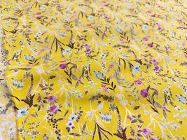 【現品限り特価】Exclusive Collection オーガニックコットンの花柄ローンプリント_拡大イメージ