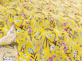 【現品限り特価】Exclusive Collection オーガニックコットンの花柄ローンプリント_拡大イメージ