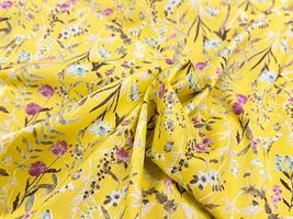 【現品限り特価】Exclusive Collection オーガニックコットンの花柄ローンプリント_拡大イメージ