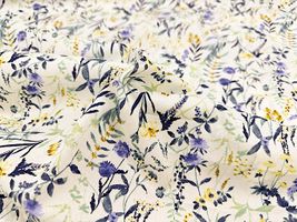 【現品限り特価】Exclusive Collection オーガニックコットンの花柄ローンプリント_拡大イメージ