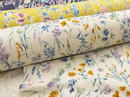 【現品限り特価】Exclusive Collection 綿麻シーチングプリント「ボタニカル・ガーデン」_拡大イメージ